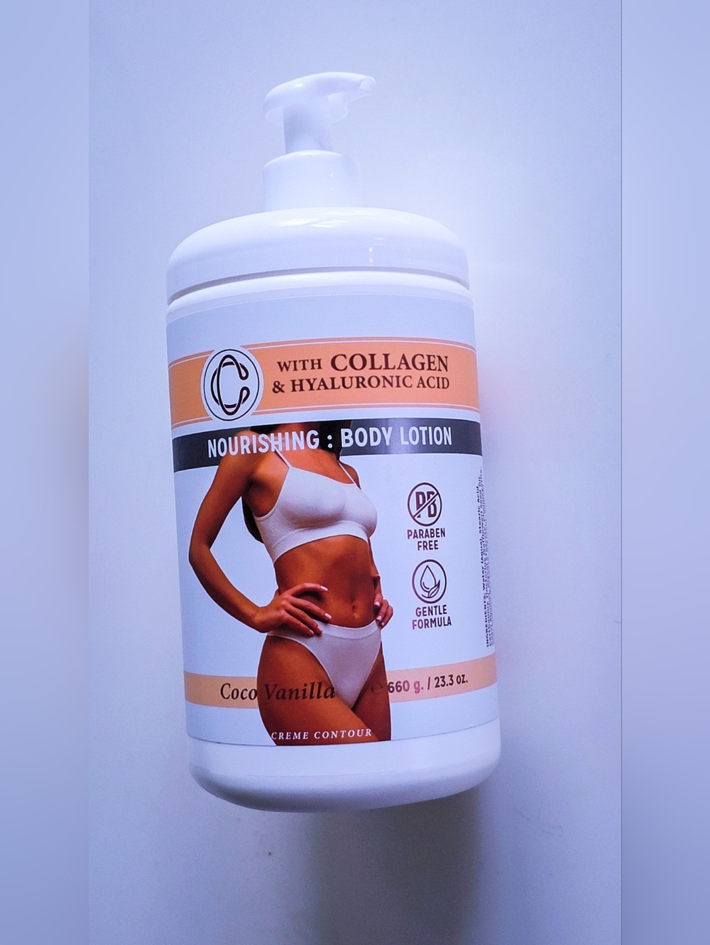 Nourishing Body Lotion with Collagen & Hyaluronic Acid - Coco Vanilla (White)